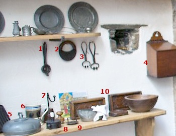 Kitchen utensils 1900s