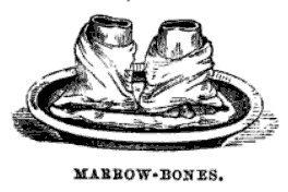 marrowbones served Victorian style
