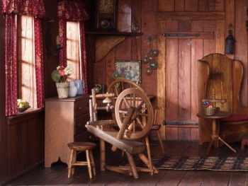 1700s American kitchen