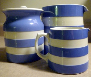 Cornish ware jar jugs